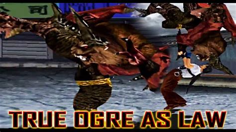 TAS True Ogre With Law S Moves Gameplay Tekken 3 Arcade Version