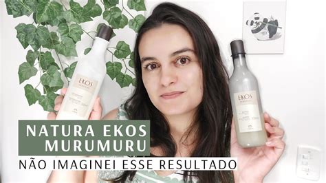 LINHA EKOS MURUMURU NATURA RESENHA KIT SHAMPOO E CONDICIONADOR