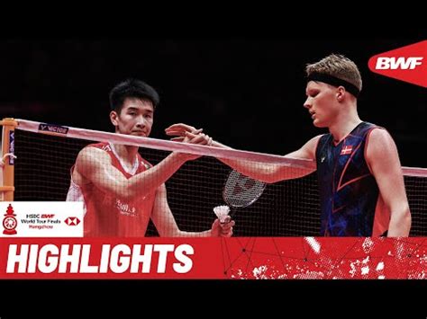 Li Shi Feng And Anders Antonsen Take To The Court In Group B SPORTS MATCH