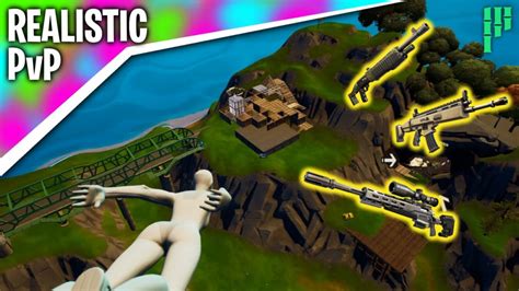 Realistic Pvp Your Way [ Pandvil ] Fortnite Creative Map Code