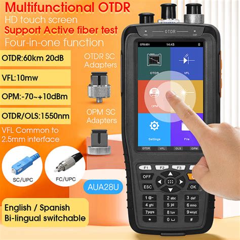 COMPTYCO AUA28U Mini 60KM Fiber Optic OTDR Optical Fiber Reflectometer