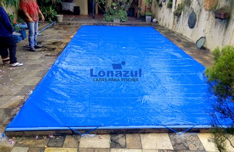 Lona Azul Para Piscina 8 5x5 Lonazul Capas Para Piscina