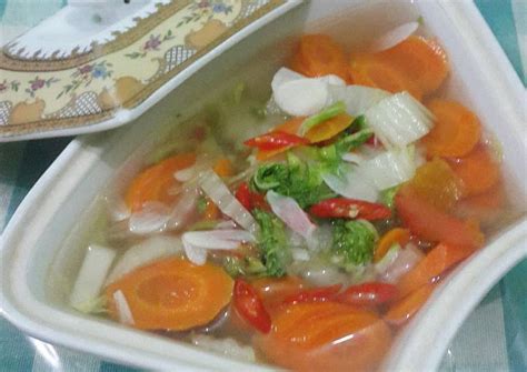 Resep Sayur Bening Sawi Putih Oleh Vinakusuma Cookpad