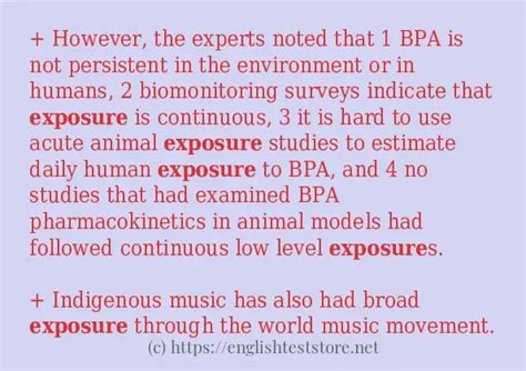 sentences  exposure englishteststore blog