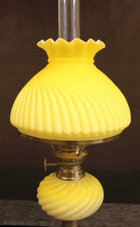 Antiques Atlas Antique Satin Glass Peg Lamp Oil Lamps As A