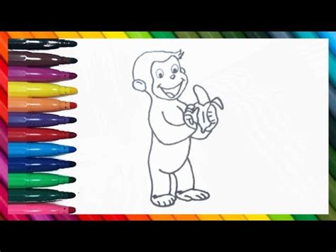 Como Desenhar E Colorir O George Curioso Sem Errar Youtube