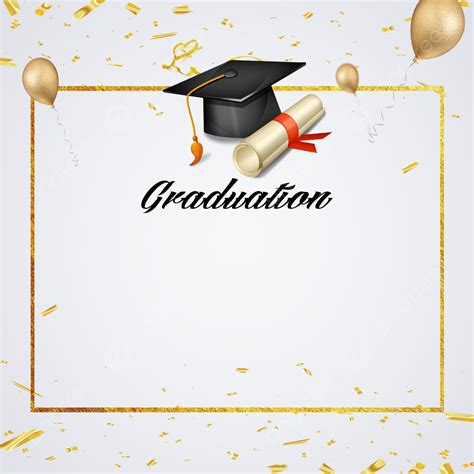 Graduation Hat Background, Ribbon, Sequins Element Graduation Season ...