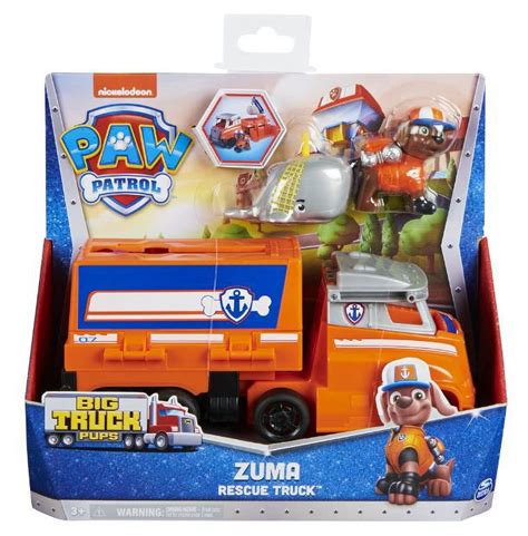 Walmart Exclusive: Paw Patrol Zuma's Transforming Big Rig Rescue Truck ...