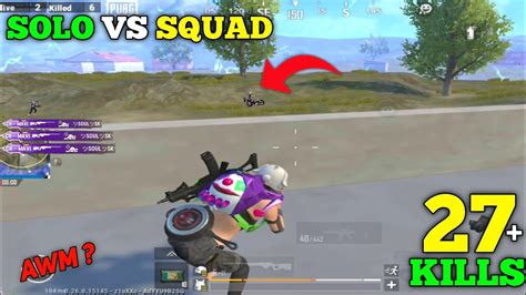 Solo Vs Squad🔥😱pubg Mobile Lite Gameplay Bgmi Lite Gameplay 1v4