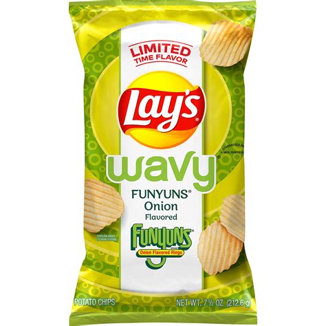 Buy Lays Wavy Funyuns Onion Flavored Potato Chips Ranch 75 Oz Online