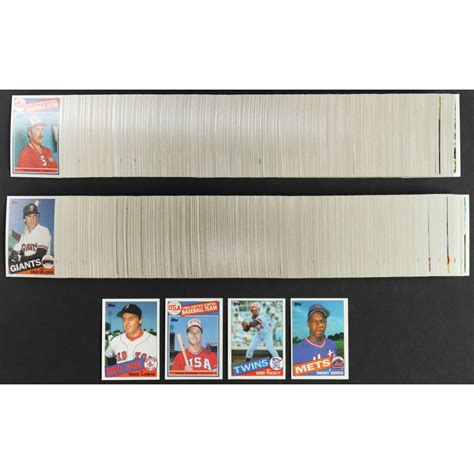 Topps Baseball Complete Set Of Cards With Roger Clemens