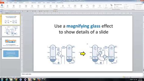 PowerPoint Use A Magnifying Glass Effect To Show Details Of A Slide