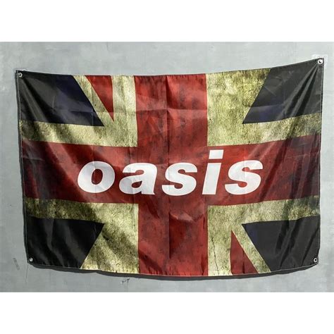 Jual Bendera Flag Poster Kain Miniflag Band Oasis Shopee Indonesia