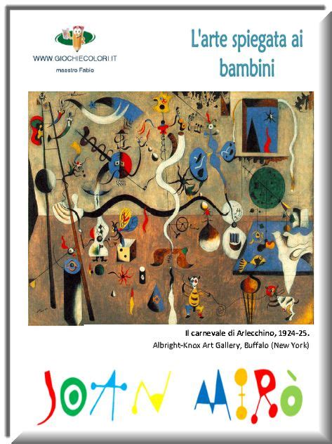 Joan Mirò SPIEGATO AI BAMBINI L ARTE SPIEGATA AI BAMBINI LIBRETTO DI