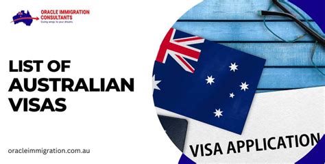 List of Australian Visas