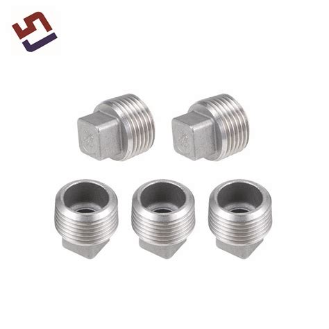 Square Head Plug Bsp Npt Casting Stainless Steel L Male Threaded