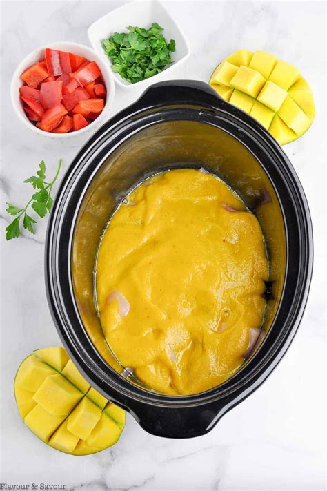 Slow Cooker Thai Mango Chicken Flavour And Savour