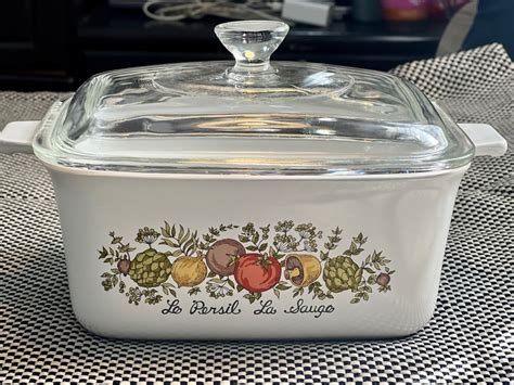 Rare Vintage Corningware Spice Of Life P 4 B Le Persil La Sauge Rare