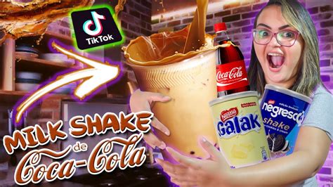 Testando Receita Do Tik Tok Milk Shake Caseiro Chama A FamÍlia