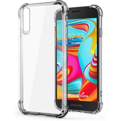 Samsung Galaxy A2 Core Transparent Soft Back Cover Case Tigerifyin