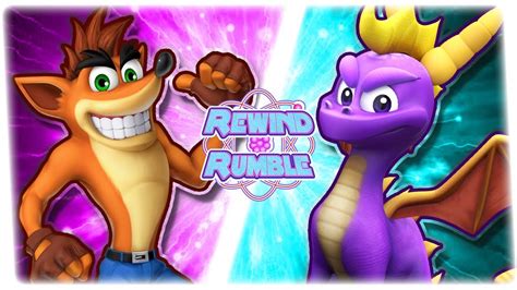 CRASH Vs SPYRO Crash Bandicoot Vs Spyro The Dragon REWIND RUMBLE