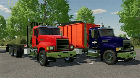 Mack Flatbed Salvage Trucks V Farming Simulator Mods Hot Sex Picture