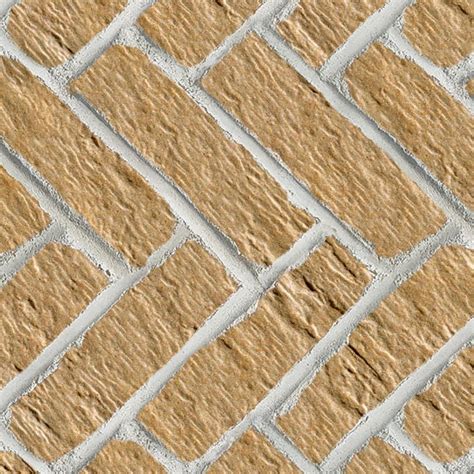 Stone Paving Outdoor Herringbone Texture Seamless