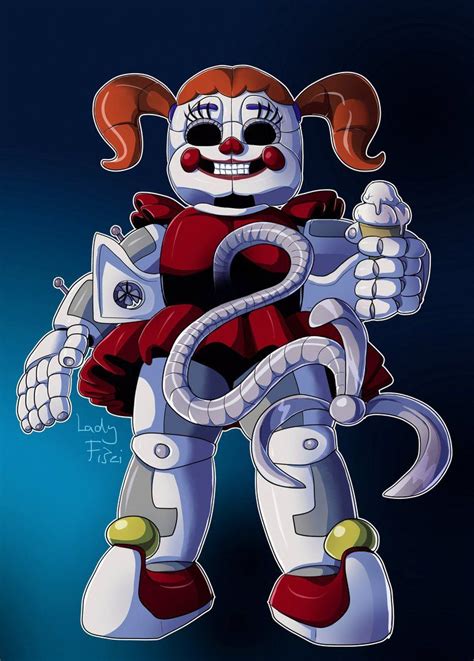 Fnaf Sl Evil Circus Baby By Ladyfiszi Fnaf Fnaf Drawings Circus Baby