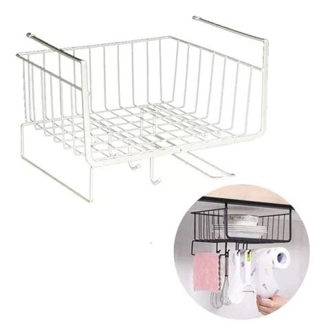 Organizador Alacena Cocina Colgante Estante Metal Reforzado En Venta En