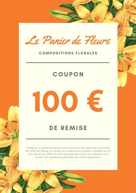 Bons de réduction coupons modèles gratuits à imprimer Canva