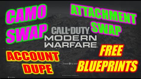 Mw Working Glitches In Camo Swap Glitch Attachment Glitch