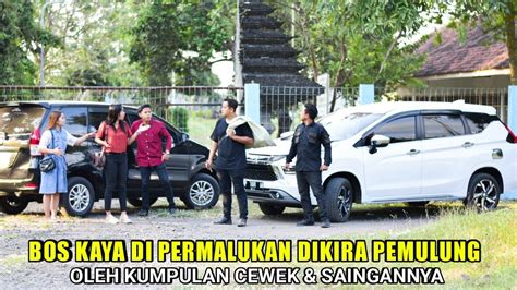 Bos Kaya Dipermalukan Oleh Cewek Sombong Saat Membantu Gembel Yang