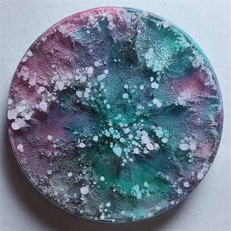 Resin Coaster With Alcohol Ink Been So In Love With This Method R Crafts