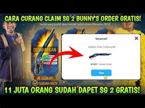 Cara Curang Claim Sg Bunny S Order Gratis Terbaru Cara