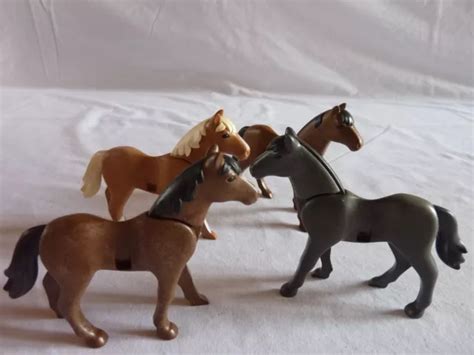 Playmobil Lot Chevaux Divers Ferme Animaux Equitation Western Ranch