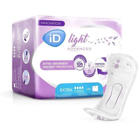 Protections Droites Id Light Extra Prot Ge Slip Pour Fuites Urinaires