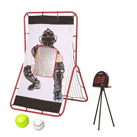 Net Playz Multi Sport 2 In 1 Pitching And Rebound Trainer And Speed Radar