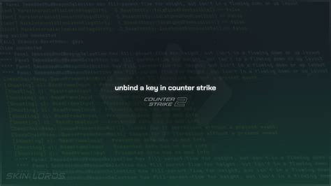 How To Unbind A Key In CS2 SkinLords