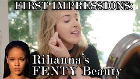 First Impressions Rihannas Fenty Beauty Youtube