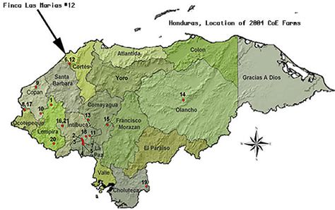 Honduras Map