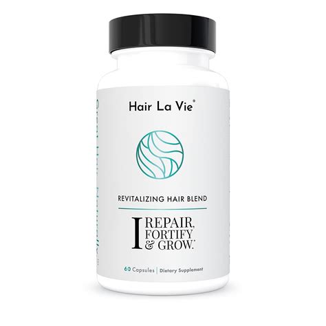 Hair La Vie Revitalizing Blend Hair Vitamins with Biotin, Collagen, and ...