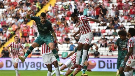 Antalyaspor 1 Konyaspor 1 MAÇ SONUCU Spor Toto Süper Lig maçları