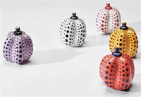 TASTE Y Ceramics Polka Dotted Pumpkins Yayoi Kasuma Artist