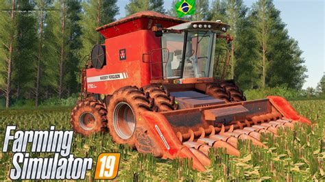 COMPREI A COLHEDEIRA DO VIZINHO Farming Simulator 2019 COLONOS T6