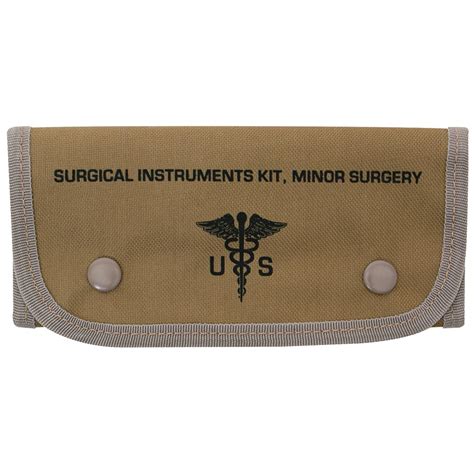 16 Piece Military Field Surgery Kit