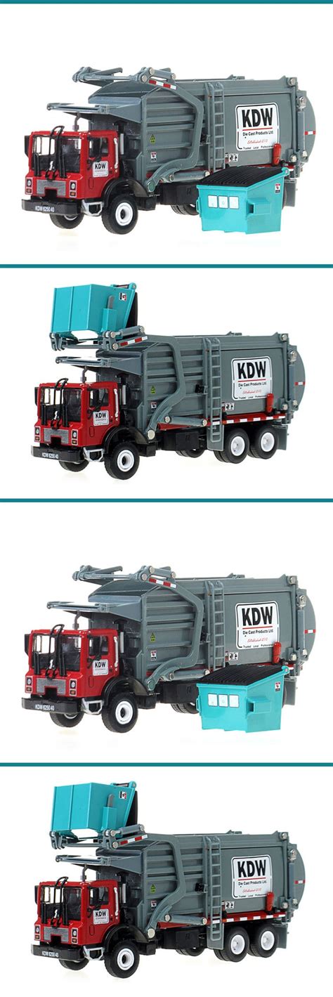 Diecast Garbage Truck 1:24 Waste Material - Free Shipping - Hobbyshmoby.com