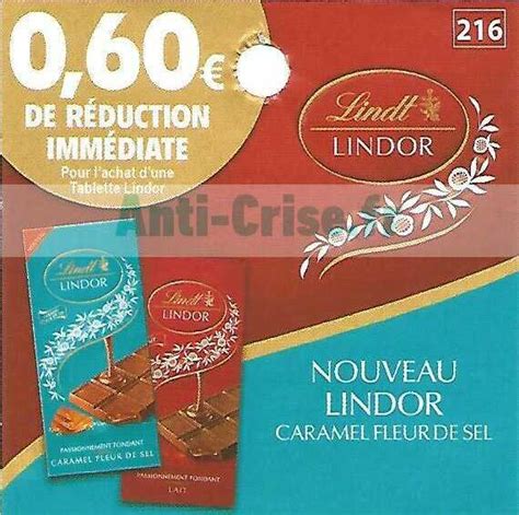 Anti Crise Fr Lindt De R Duction Jusquau Bon De