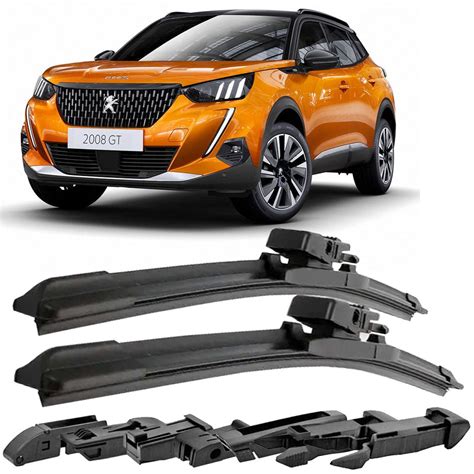 Kit Palhetas Limpador Para Brisa Peugeot Em Diante Smart