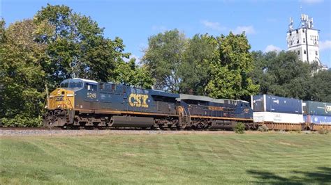 Csx B O Heritage Unit And Gevo On Train I On Toledo