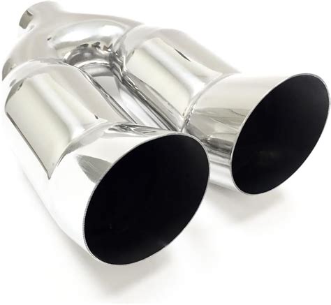 Amazon Stainless Steel Dual Turn Up Exhaust Tips Id Od